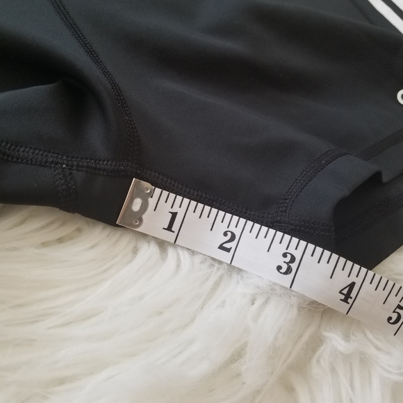 Adidas 3 Stripe Climalite Compression Shorts Black - Picture 8 of 8